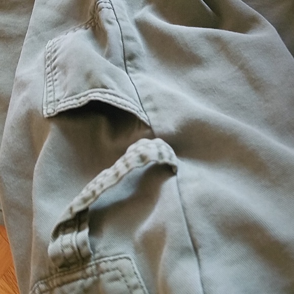 Aeropostale khaki wide leg high waisted carpenter cargo pants size XS - Picture 9 of 9